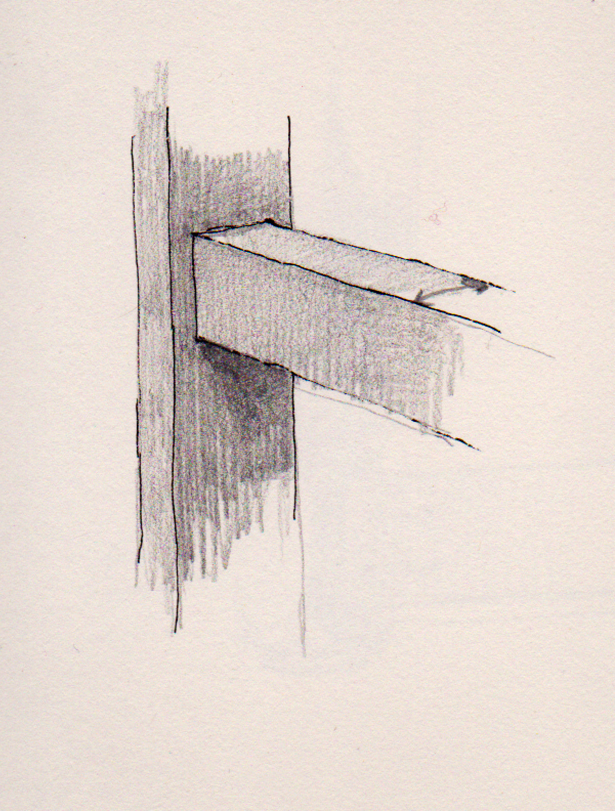 Detailed drawing of a ladder step for the Junio bunk bed, made from solid pine wood, designed for safety and durability in a compact kids bunk bed.
